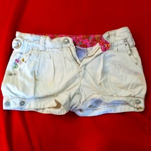 White Mary Kate and Ashley shorts girls 14